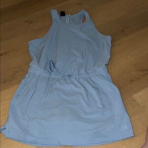 The North Face Light Blue Sleeveless Drawstring Dress